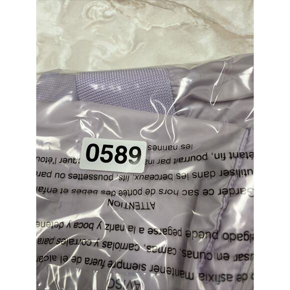 The Zod Club Womens Windbreaker Jacket Long Sleeve Violet Size Medium - Picture 6 of 6